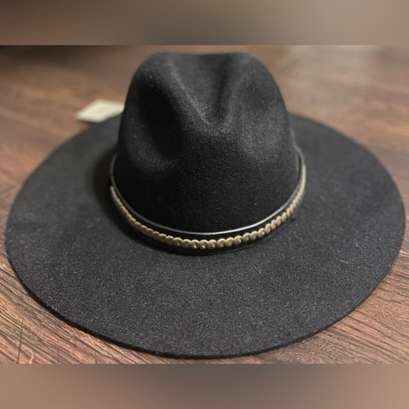 RARE ALL SAINTS NWT Long Brim Fedora Hat main image 6